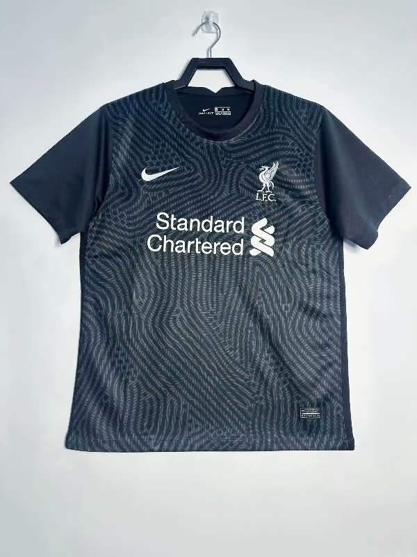 Liverpool Soccer Jersey Goalkeeper Black Retro Replica 2020/21