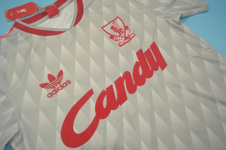 Liverpool Soccer Jersey Away Retro Replica 1989/91