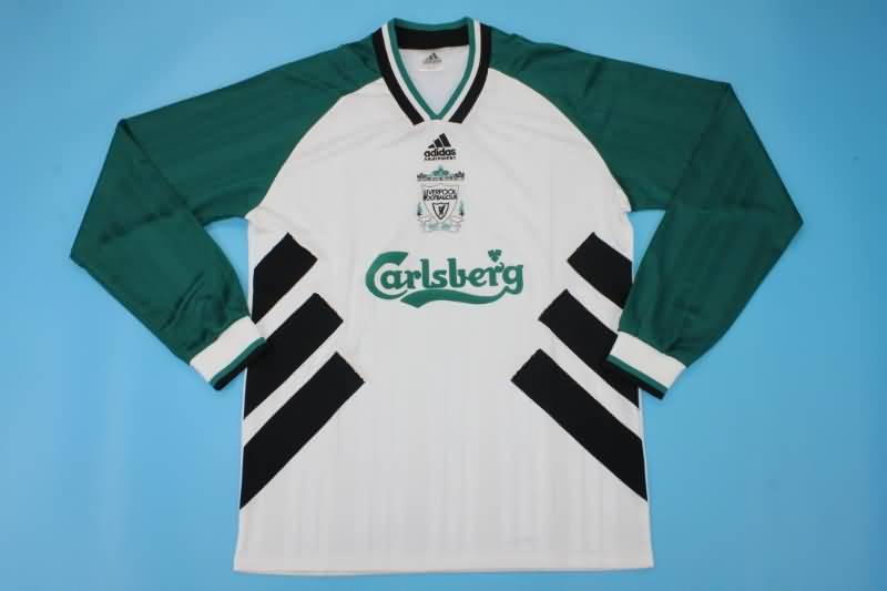 Liverpool Soccer Jersey Away Long Retro Replica 1993/95 Liverpool Soccer Jersey Away Long Retro Replica 1993/95
