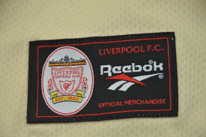 Liverpool Soccer Jersey Away Long Sleeve Retro Replica 1996/97