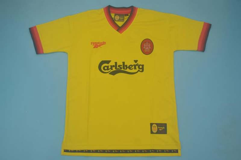 Liverpool Soccer Jersey Away Retro Replica 1997/98
