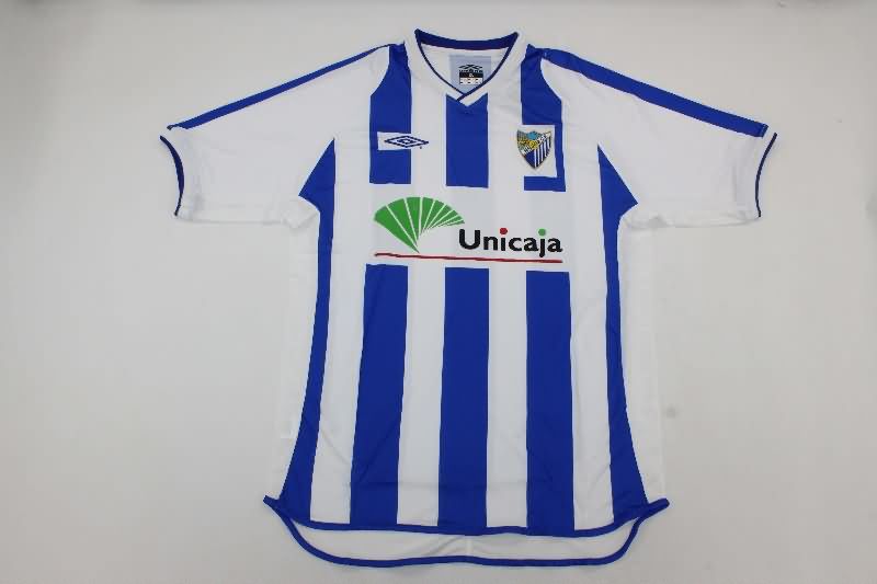AAA Quality Malaga 2001/02 Home Retro Soccer Jersey