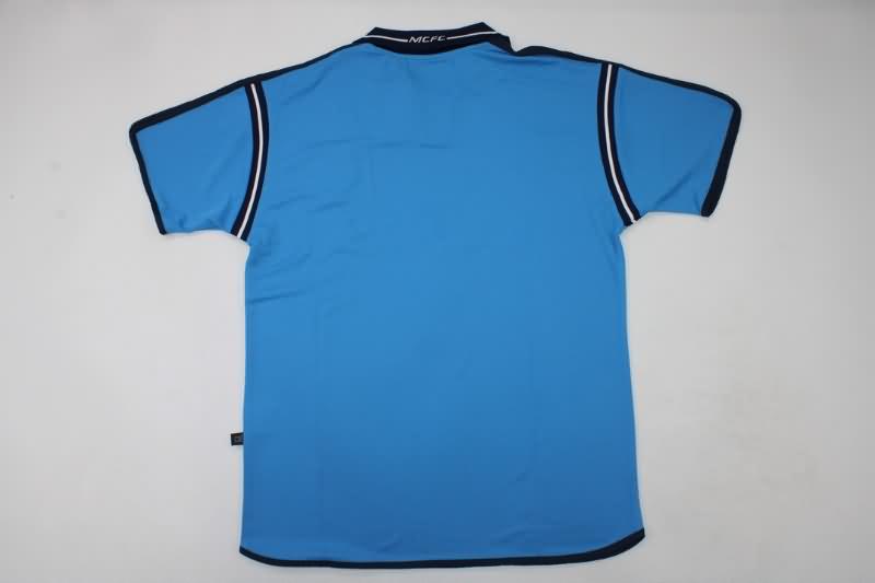 Manchester City Soccer Jersey Home Retro Replica 2001/02