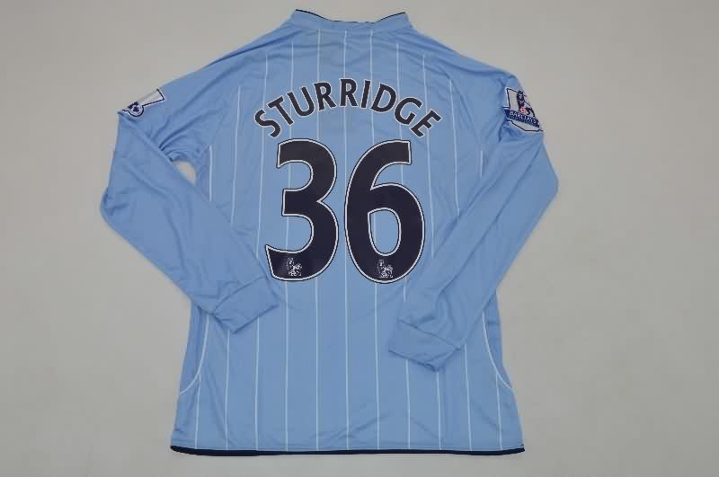 AAA Quality Manchester City 2007/08 Home Retro Long Sleeve Soccer Jersey