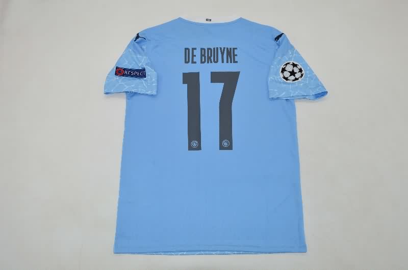 Manchester City Soccer Jersey Home Retro Replica 2020/21
