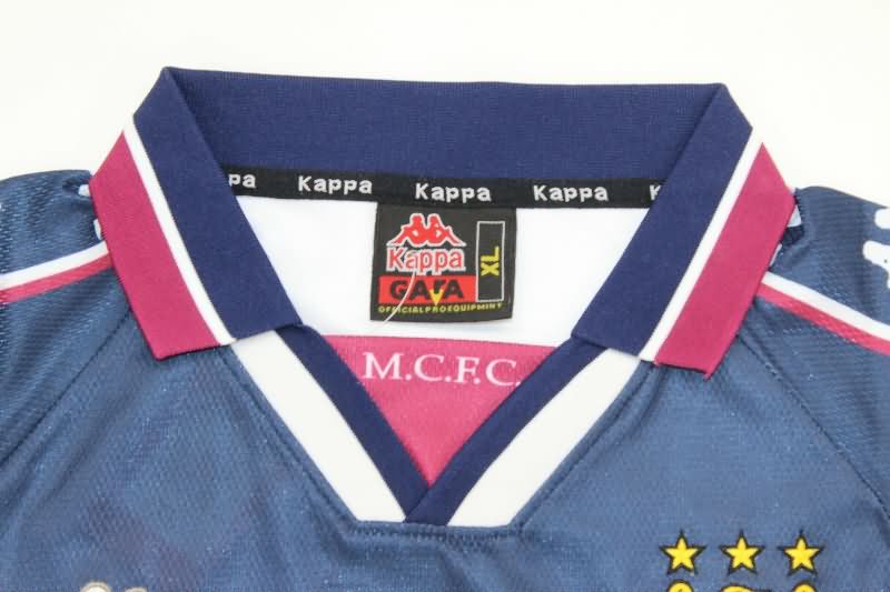 AAA Quality Manchester City 1997/98 Away Long Sleeve Retro Soccer Jersey