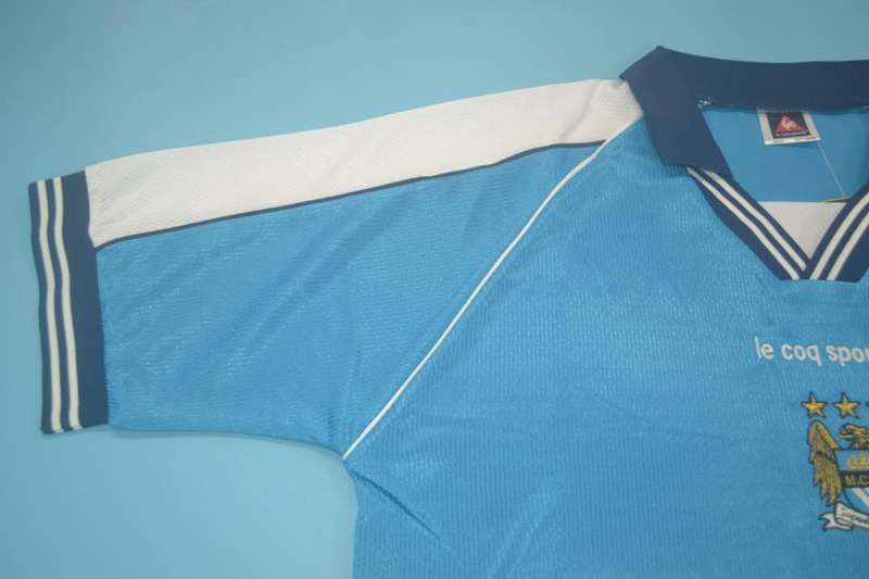 Manchester City Soccer Jersey Home Retro Replica 1999/2001