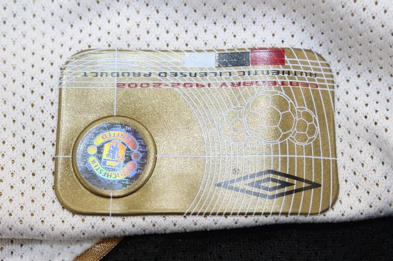 Manchester United Soccer Jersey Away Reversible Retro Replica 01/02