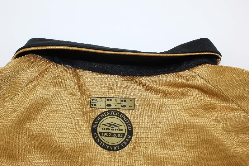 Manchester United Soccer Jersey Away Reversible Retro Replica 01/02