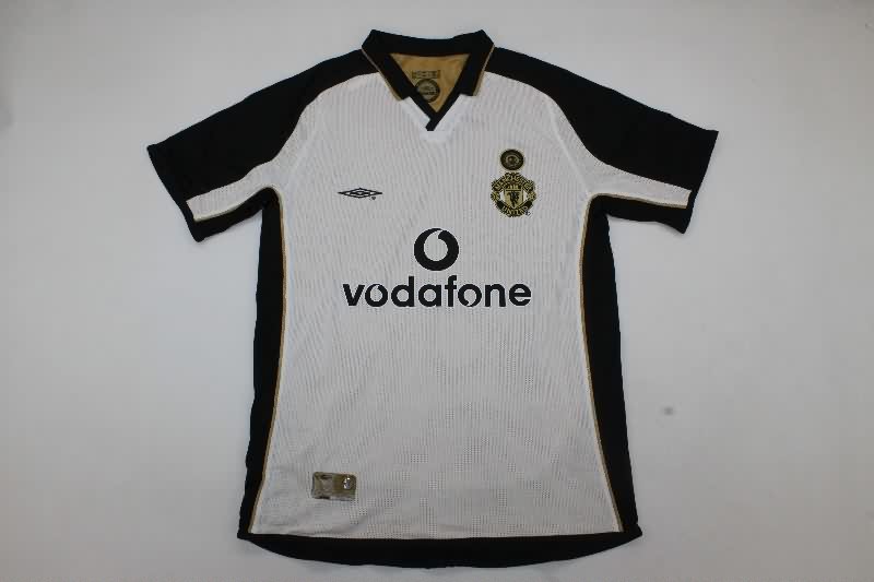 Manchester United Soccer Jersey Away Reversible Retro Replica 01/02