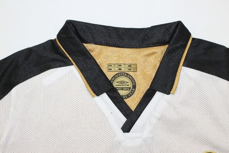 Manchester United Soccer Jersey Away Reversible Retro Replica 01/02