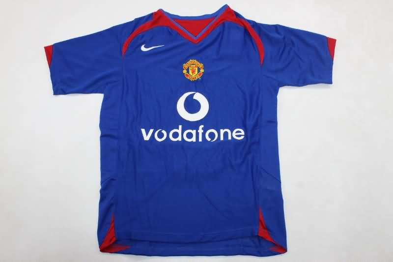Manchester United Soccer Jersey Away Retro Replica 2005/06 Manchester United Soccer Jersey Away Retro Replica 2005/06