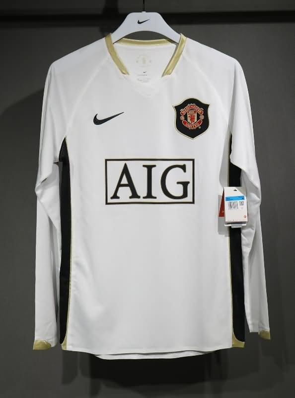 AAA Quality Manchester United 2006/07 Away LS Retro Soccer Jersey(Player)