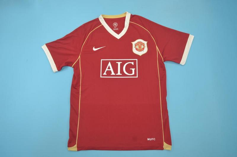 Manchester United Soccer Jersey Home Retro Replica 2006/07