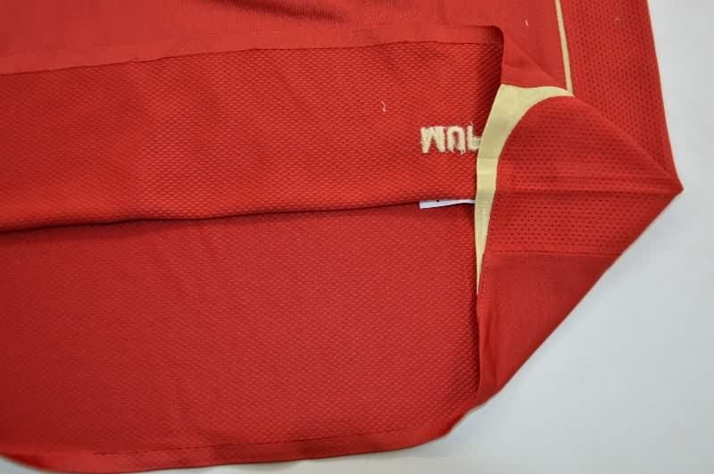 AAA Quality Manchester United 2006/07 Home Long Retro Soccer Jersey(Player)