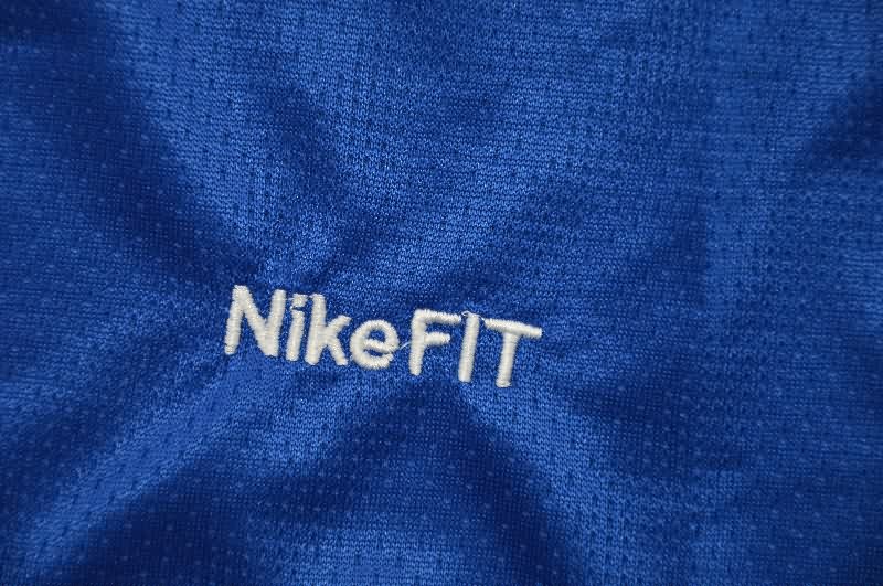 AAA Quality Manchester United 2007/08 Goalkeeper Blue LS Retro Soccer Jersey