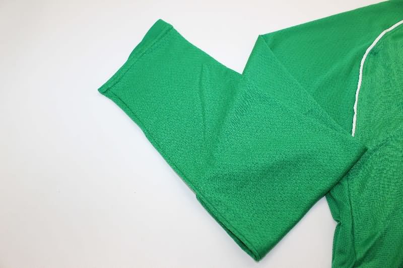 AAA Quality Manchester United 2007/08 Goalkeeper Green Long Retro Soccer Jersey