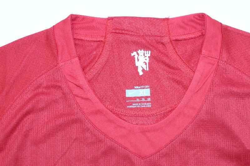 AAA Quality Manchester United 2007/09 Home Long Retro Soccer Jersey (Player)