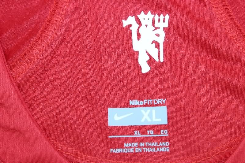 AAA Quality Manchester United 2007/09 Home Long Retro Soccer Jersey (Player)