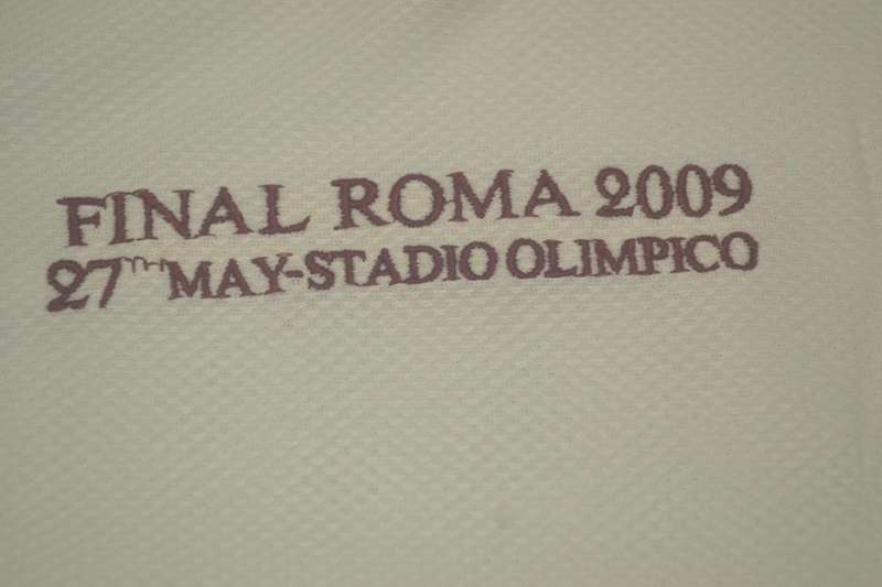 Manchester United Soccer Jersey Away Final Retro Replica 2008/09