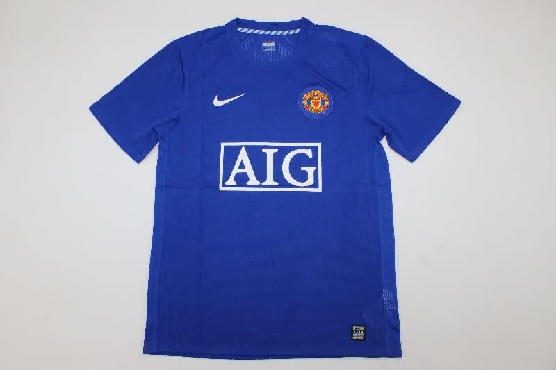 AAA Quality Manchester United 2008/09 Third Retro Soccer Jersey(Player)