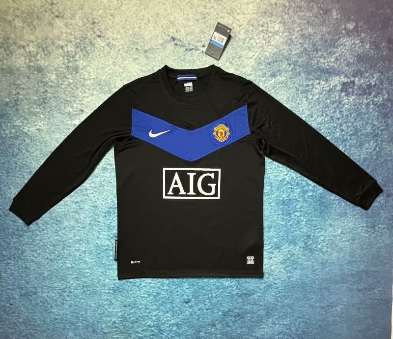 AAA Quality Manchester United 2009/10 Away Long Retro Soccer Jersey