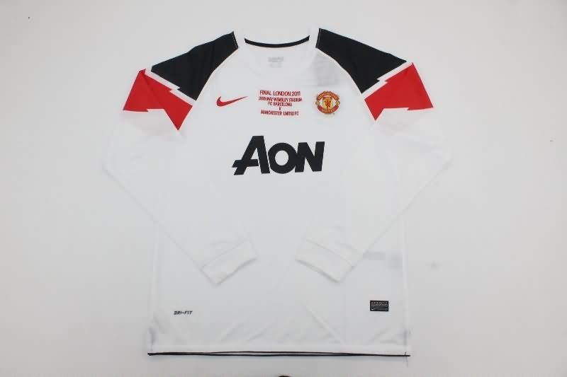 Manchester United Soccer Jersey Away Long Sleeve Final Replica 2010/11 Manchester United Soccer Jersey Away Long Sleeve Final Replica 2010/11