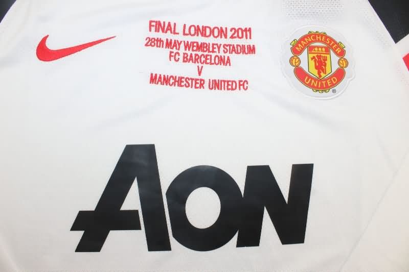 Manchester United Soccer Jersey Away Long Sleeve Final Replica 2010/11