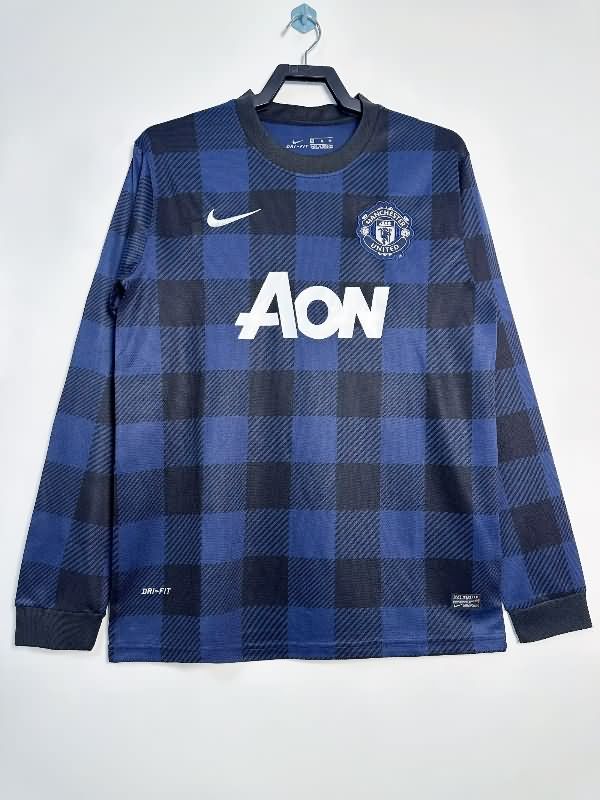 AAA Quality Manchester United 2013/14 Away Retro Long Sleeve Soccer Jersey