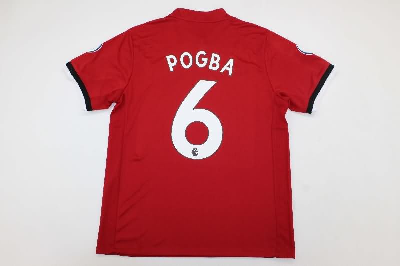 Manchester United Soccer Jersey Home Retro Replica 2017/18