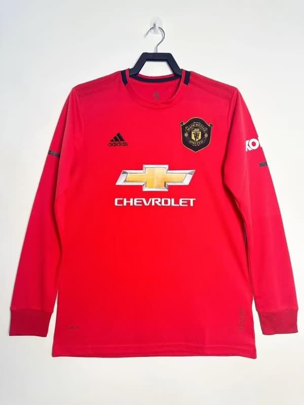 Manchester United Soccer Jersey Home Long Sleeve Retro Replica 2019/20 Manchester United Soccer Jersey Home Long Sleeve Retro Replica 2019/20