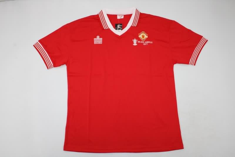 Manchester United Soccer Jersey Home Retro Replica 1977 Manchester United Soccer Jersey Home Retro Replica 1977