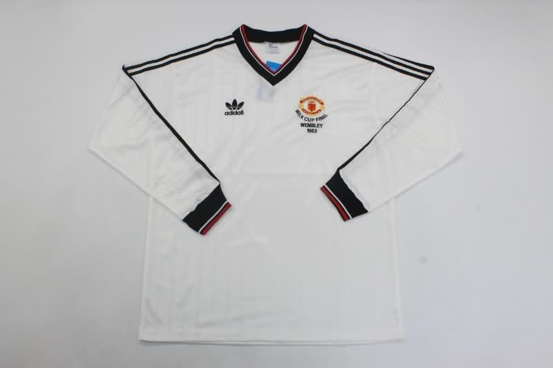 Manchester United Soccer Jersey FA Final Long Sleeve Retro Replica 1983 Manchester United Soccer Jersey FA Final Long Sleeve Retro Replica 1983