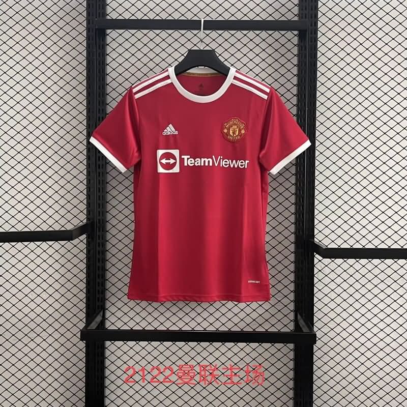 AAA Quality Manchester United 2021/22 Home Retro Soccer Jersey
