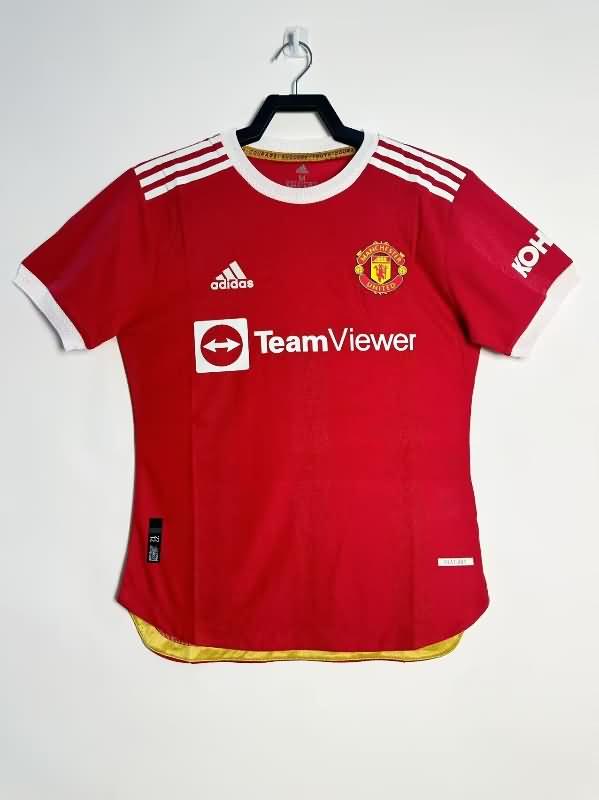 Manchester United Soccer Jersey Home Retro (Player) 2021/22 Manchester United Soccer Jersey Home Retro (Player) 2021/22