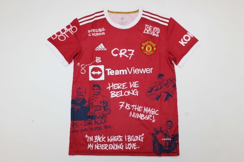 AAA Quality Manchester United 2021/22 Home Special Retro Soccer Jersey