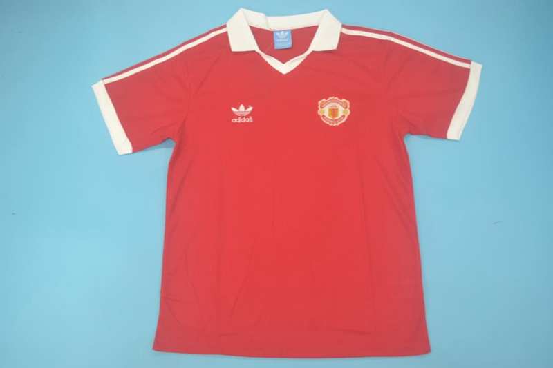 Manchester United Soccer Jersey Home Retro Replica 1980/82 Manchester United Soccer Jersey Home Retro Replica 1980/82