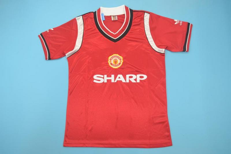 Manchester United Soccer Jersey Home Retro Replica 1984/86 Manchester United Soccer Jersey Home Retro Replica 1984/86