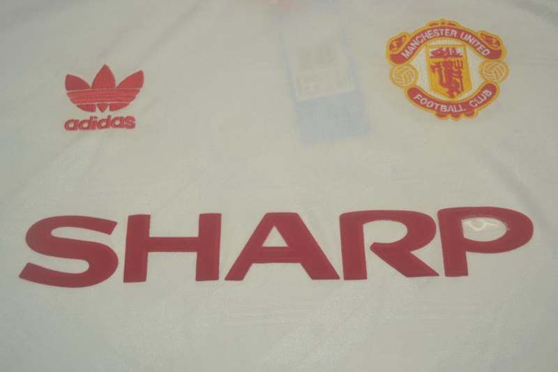 Manchester United Soccer Jersey Away Long Retro Replica 1986/88