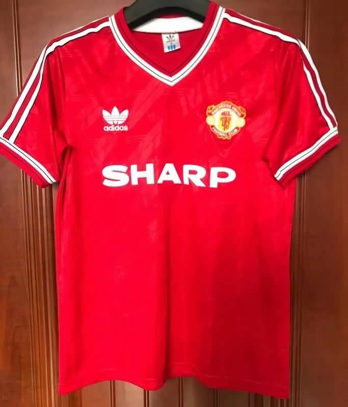Manchester United Soccer Jersey Home Retro Replica 1986/88 Manchester United Soccer Jersey Home Retro Replica 1986/88