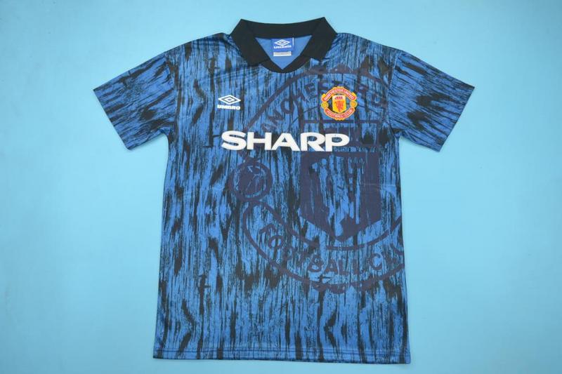 Manchester United Soccer Jersey Away Retro Replica 1992/93 Manchester United Soccer Jersey Away Retro Replica 1992/93