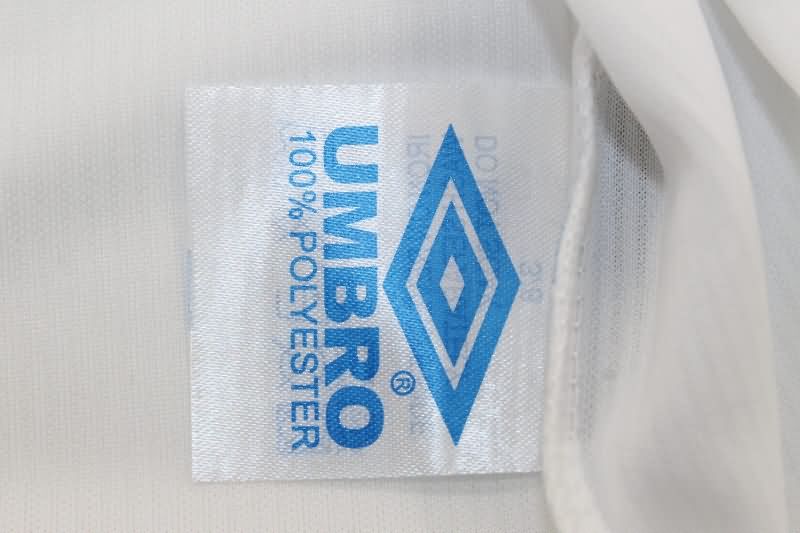 Manchester United Soccer Jersey White Retro Replica 1998/99