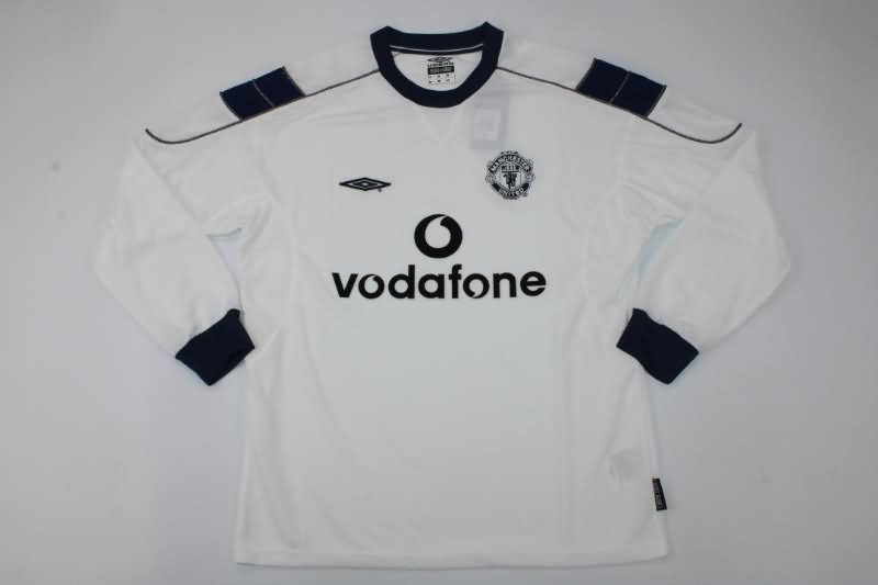 Manchester United Soccer Jersey Away Long Slevee Retro Replica 1999/00 Manchester United Soccer Jersey Away Long Slevee Retro Replica 1999/00