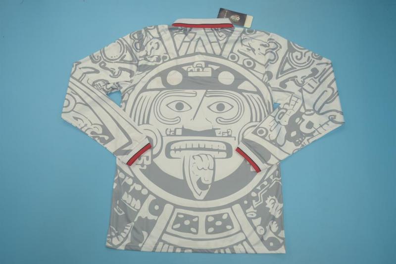 Mexico Soccer Jersey Away Long Sleeve Retro Replica 1998