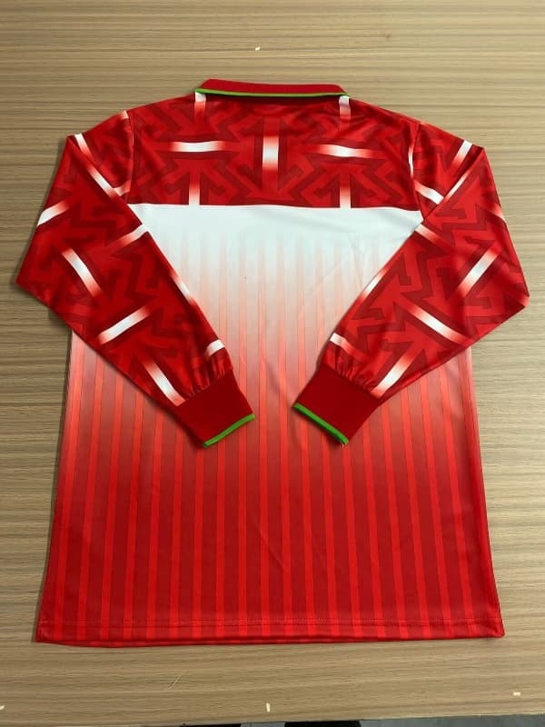 AAA Quality Morocco 1994/95 Home Retro Long Sleeve Soccer Jersey