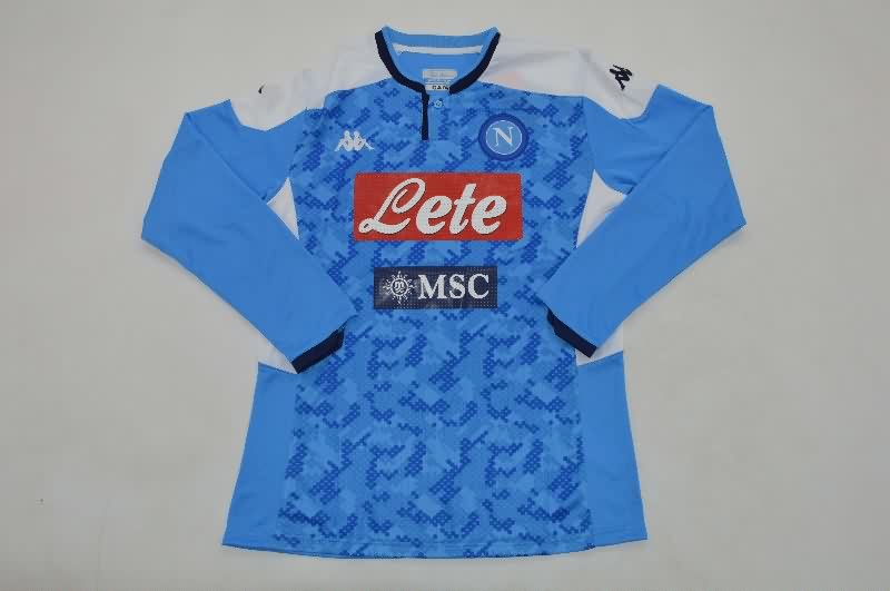 AAA Quality Napoli 2019/20 Home Long Sleeve Retro Soccer Jersey