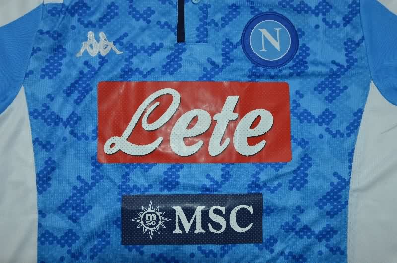 AAA Quality Napoli 2019/20 Home Long Sleeve Retro Soccer Jersey