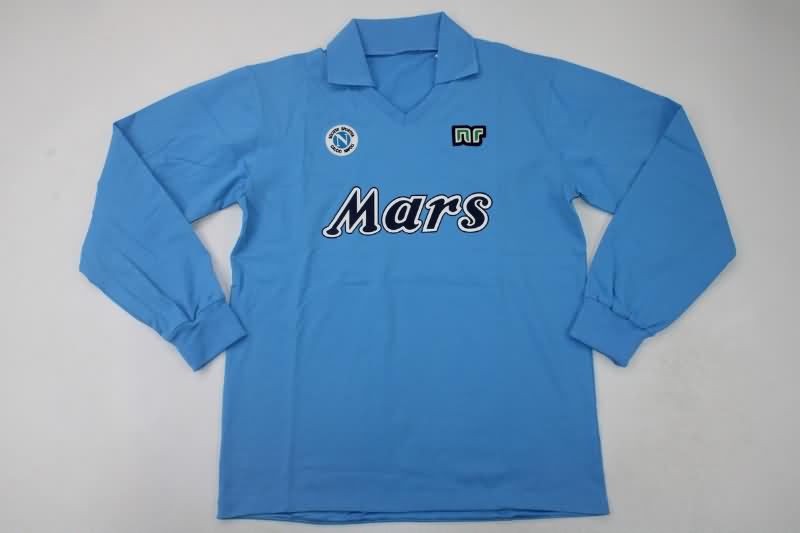 Napoli Soccer Jersey Home Long Sleeve Retro Replica 1988/89