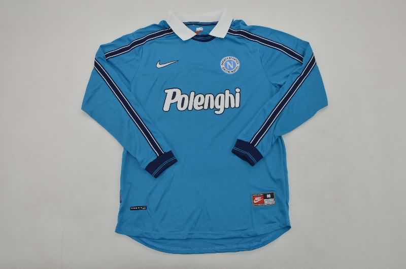AAA Quality Napoli 1998/99 Home Retro Long Sleeve Soccer Jersey