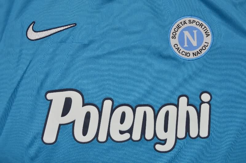 AAA Quality Napoli 1998/99 Home Retro Long Sleeve Soccer Jersey